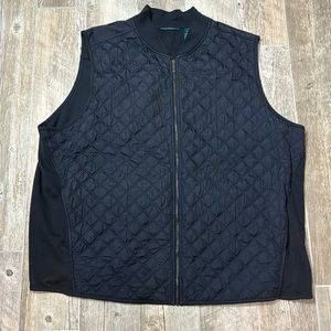 Perry Ellis 3X Navy Zip Vest